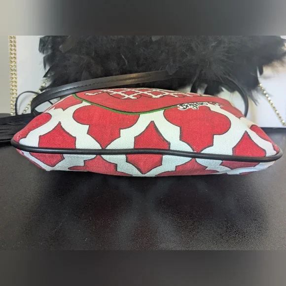 Brighton Love Dove Canvas Crossbody Purse Bag - Picture 9 of 11